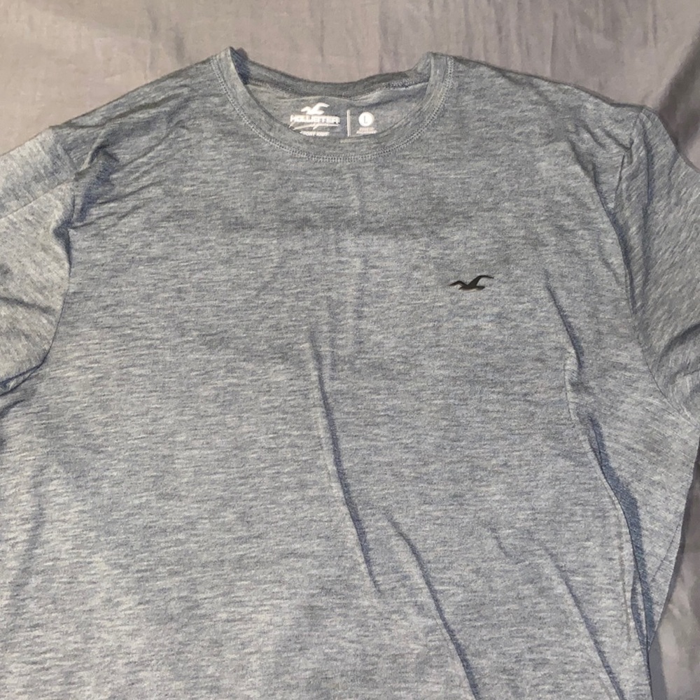 Hollister Gray Sport Knit Large Tee